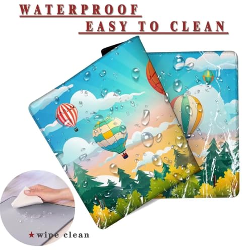 Mauspad XXL 900x500x4mm Wasserdicht Schreibtischunterlage rutschfeste Speed Gaming Mousepad Sunset (2) Groß Desk Mouse Mat Maus Pad, Schreibtisch Unterlage Deko für PC, MacBook, Laptop, Home Office Bild 2