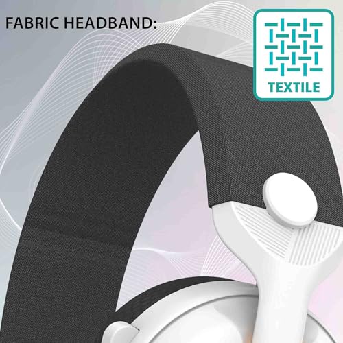 Subsonic - Vektra kabelloses Gaming-Headset für PS5, PS4, PC, Xbox und Switch, Gaming-Headset mit LED-Beleuchtung, 7.1-Lautsprechern, einziehbarem Mikrofon, integrierter Lautstärkeregelung und Stummsc Bild 6