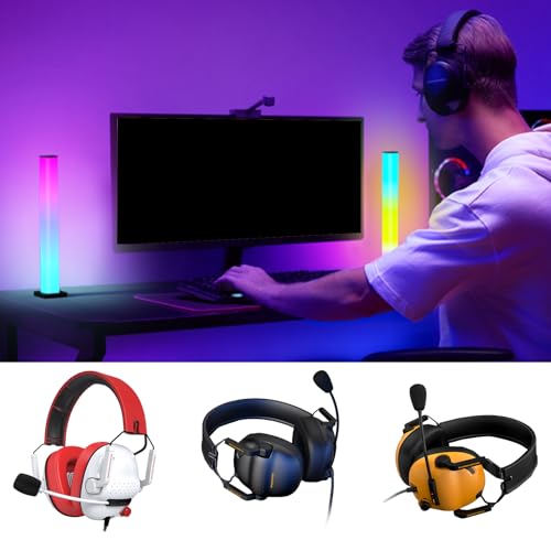 Gaming-Headsets für PC Kabelgebundene Kopfhörer mit Mikrofon 7.1 Surround Sound Computer USB Headsets für Laptop Streaming Bild 2
