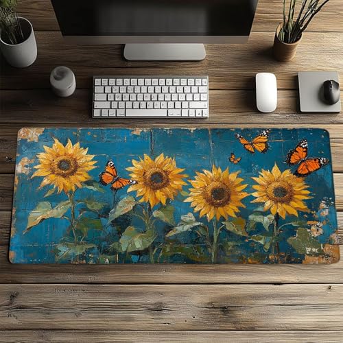 Gaming Mauspad xxl 1600x800x3MM Wasserdicht Mousepad Abstrakt Schreibtischunterlage für Kabellose Tastatur Maus Laptop, Mouse Pad Musik Anti Rutsch Basis Schreibtisch Zubehör für Tisch Deko model-0210 Bild 2