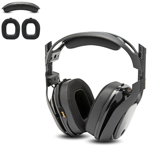 WC Mod Kit A40 – Kühlgel-Ohrpolster + Kopfbügelersatz, kompatibel mit Astro A40 Gen 4 und A40 TR von Wicked Cushions | Verbesserter Komfort, Kühlung und Haltbarkeit | Black Bild 1