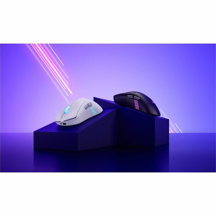 ASUS ROG Keris II Wireless-Gaming-Maus mit Ursprung – ergonomisch, 65 g, Tri-Mode Konnektivität, 42K DPI, bis zu 127 Stunden Akku, webbasierte Konfiguration, PC/Mac-Unterstützung Bild 2