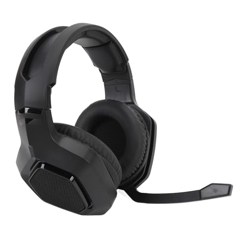 Pilipane Wireless Gaming Headset Active Rauschreduzierung Bluetooth 3,5mm verdrahtete Verbindung PC -Gaming -Kopfhörer mit Ultra niedriger Latenz für Switch Laptops Immersive (Schwarz) Bild 5