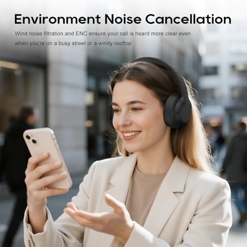Srhythm NiceComfort 15 (2. Generation) Hybrid-Kopfhörer mit Geräuschunterdrückung, Bluetooth 6.0, mit geringer Latenz, räumlichem Audio, ENC, 120 Stunden Bild 5