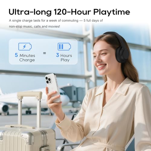 Srhythm NiceComfort 15 (2. Generation) Hybrid-Kopfhörer mit Geräuschunterdrückung, Bluetooth 6.0, mit geringer Latenz, räumlichem Audio, ENC, 120 Stunden Bild 7
