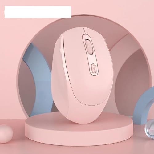 Wireless Maus USB 2,4G USB Wiederaufladbare Stille bluetooths -Maus -Gaming -Mäuse mit 2 Modus für Gaming 800 1200 1600DPI Einstellbar (Rosa) Bild 4