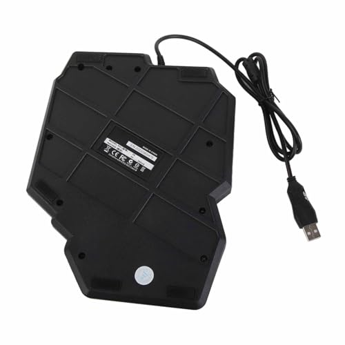 CCYLEZ Eine Hand -Gaming -Tastatur und Mauskombination, 35Keys RGB RGB Backit Ligit Mechanische Tastatur -Maus, mit 5.0 -Konverter für PC Mobile Gaming Bild 3