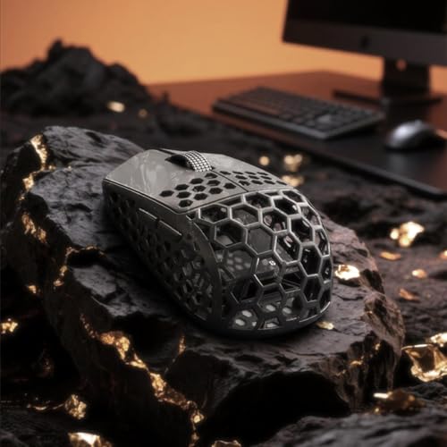 Darmoshark M5Air Mini-Gaming-Maus, kabellos, Tri-Mode, 8K/Bluetooth-Maus bis zu 30.000 DPI, PAW3950 optischer Sensor, leicht, 31 g, 5 programmierbare Tasten, Computer-Maus für Laptop, PC, Mac Bild 6