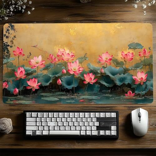 Gaming Mauspad XXL 1600x800x3 mm Wasserdicht Mousepad Das letzte Abendmahl Schreibtischunterlage für Kabellose Tastatur Maus Laptop, Mouse Pad Landschaft Anti Rutsch Schreibtisch Zubehör model-1470 Bild 3