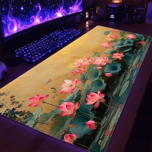 Gaming Mauspad XXL 1600x800x3 mm Wasserdicht Mousepad Das letzte Abendmahl Schreibtischunterlage für Kabellose Tastatur Maus Laptop, Mouse Pad Landschaft Anti Rutsch Schreibtisch Zubehör model-1470 Bild 4