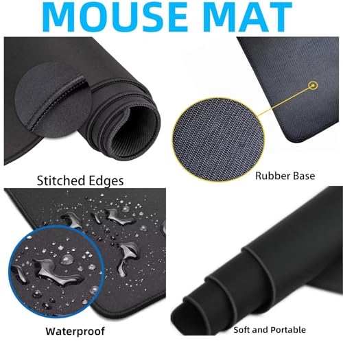 Gaming Mauspad XXL 1600x800x3 mm Wasserdicht Mousepad Das letzte Abendmahl Schreibtischunterlage für Kabellose Tastatur Maus Laptop, Mouse Pad Landschaft Anti Rutsch Schreibtisch Zubehör model-1470 Bild 6