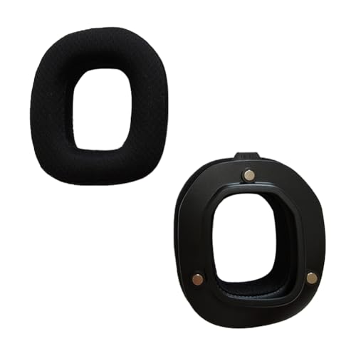 Ersatz Ohrpolster für Logitech G Astro A50 Gen 4, Ersatzpolster für Logitech G Astro A50X/A50 Gen 5, Memory Foam Mesh (Schwarz) Bild 2