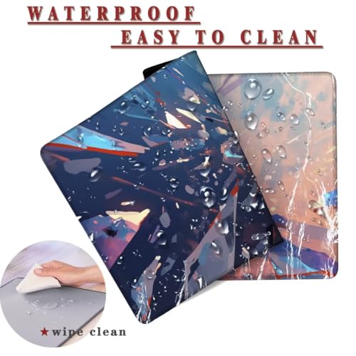 Mauspad XXL 1400x800x4mm Wasserdicht Schreibtischunterlage rutschfeste Speed Gaming Mousepad Tradition (2) Groß Desk Mouse Mat Maus Pad, Schreibtisch Unterlage Deko für PC, Laptop, Home Office Bild 2