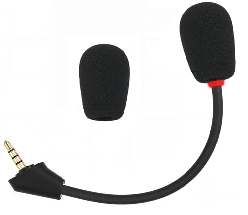 REEYEAR Ersatzmikrofon Kompatibel mit dem Cloud Alpha Wireless Gaming Headset – Abnehmbares Bügelmikrofon mit Geräuschunterdrückung und LED-Stummschaltungsanzeige Bild 1