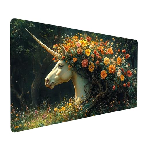 Gaming Mauspad XXL 1600x800x3 MM Wasserdicht Mousepad Berg Schreibtischunterlage für Kabellose Tastatur Maus Laptop, Mouse Pad See Anti Rutsch Basis Schreibtisch Zubehör für Tisch Deko model-2310 Bild 1