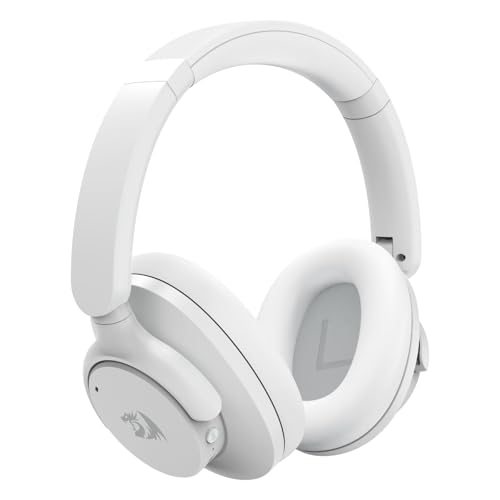 Redragon H610 kabelloses Gaming-Headset für PS5, PS4, PC, Mac, NS – BT 5.3 mit ANC-Geräuschunterdrückung, 50 Stunden Akkulaufzeit, leicht, Over-Ear-Kopfhörer mit integriertem Mikrofon Bild 1