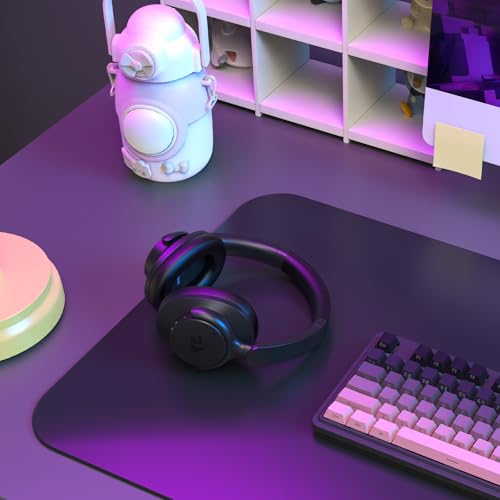 Redragon H610 kabelloses Gaming-Headset für PS5, PS4, PC, Mac, NS – BT 5.3 mit ANC-Geräuschunterdrückung, 50 Stunden Akkulaufzeit, leicht, Over-Ear-Kopfhörer mit integriertem Mikrofon Bild 6