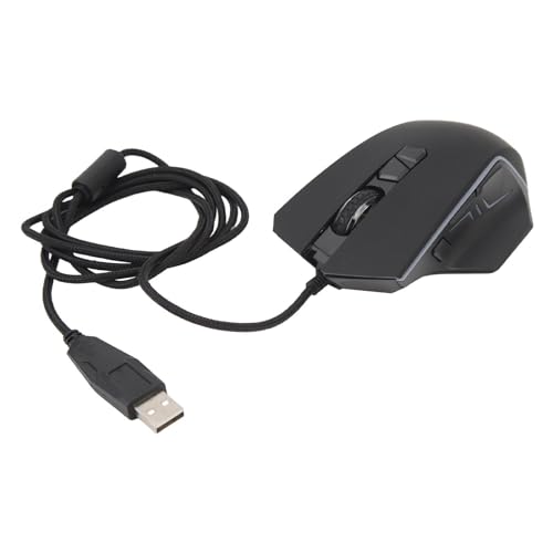 Denash Wired Bunfle Gaming Maus -LED Hochleistungs Ergonomische Computermaus für Home Office Schlafsaal ABS -Material Bild 5