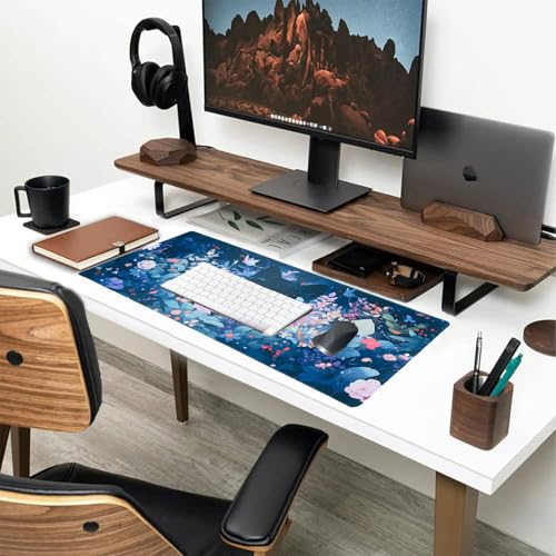 Gaming Mauspad, Mousepad XXL 900 * 400MM Mouse Pad mit Wasserdicht und Anti-Rutsch großes Maus Pad & Schreibtischunterlage - Mouse Mat Setup & PC Bild 5