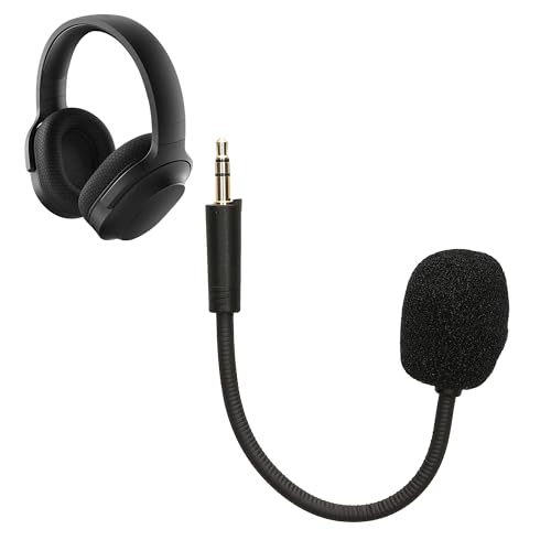 kwmobile Ersatz Kopfhörer Mikrofon kompatibel mit Razer Barracuda X Headset - Gaming Headphones Mikrofon mit 3,5 mm Klinkenstecker - Schwarz Bild 1
