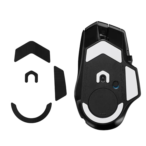 kwmobile Mouse Feet Sticker kompatibel mit Logitech G502 X Plus Ersatz Glider - Mausfüße passgenau - Maus Glides in Schwarz Bild 5