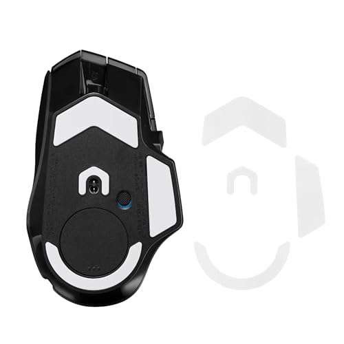 kwmobile Mouse Feet Sticker kompatibel mit Logitech G502 X Plus Ersatz Glider - Mausfüße passgenau - Maus Glides in Weiß Bild 1