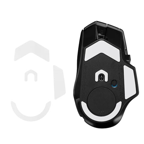 kwmobile Mouse Feet Sticker kompatibel mit Logitech G502 X Plus Ersatz Glider - Mausfüße passgenau - Maus Glides in Weiß Bild 5