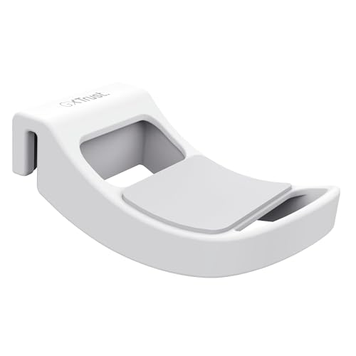 GXTrust PS5 Headset Halterung, PlayStation 5 Kopfhörer Ständer mit Silikon-Inlay, Konsole Kopfhörer Halter für jedes Headset, PS5 Zubehör, Weiß Bild 4