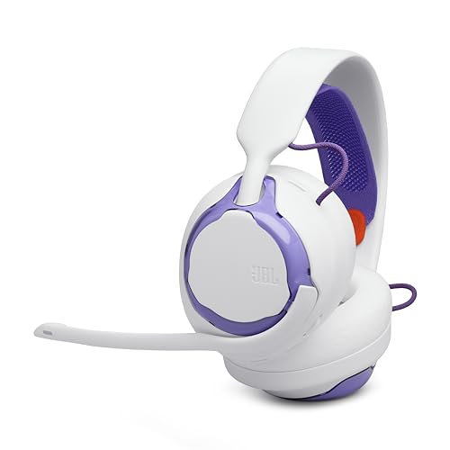 JBL Quantum 250 Kabelgebundene Over-Ear-Gaming-Kopfhörer, JBL Quantum Spatial Sound, Mikrofon mit Geräuschunterdrückung, 3,5-mm-Kabel, kompatibel mit Apple/PC/Xbox/PlayStation/Nintendo Switch, Weiß Bild 1