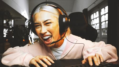 JBL Quantum 250 Kabelgebundene Over-Ear-Gaming-Kopfhörer, JBL Quantum Spatial Sound, Mikrofon mit Geräuschunterdrückung, 3,5-mm-Kabel, kompatibel mit Apple/PC/Xbox/PlayStation/Nintendo Switch, Weiß Bild 6