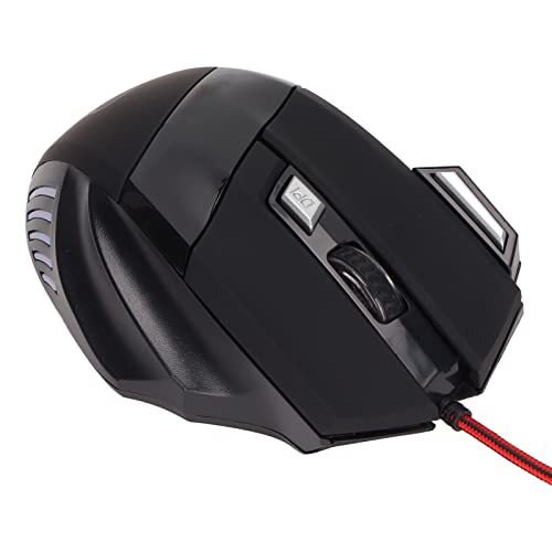 Denash Gaming -Maus RGB -Hintergrundbeleuchtung Ergonomisches Design für Genaue Steuergeschenk für Freunde PC Gaming Mäuse ABS Material Bild 1