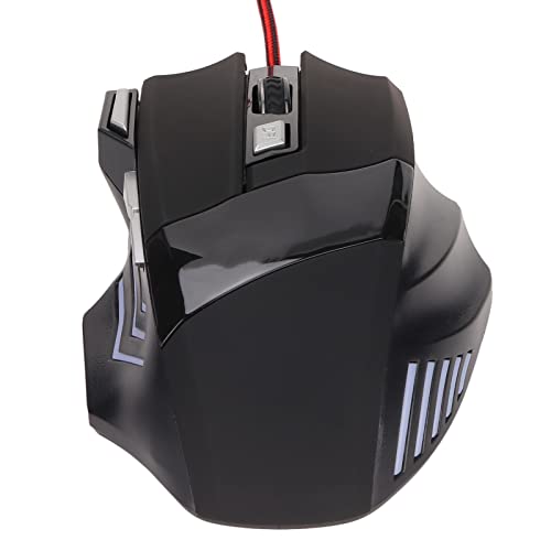 Denash Gaming -Maus RGB -Hintergrundbeleuchtung Ergonomisches Design für Genaue Steuergeschenk für Freunde PC Gaming Mäuse ABS Material Bild 3