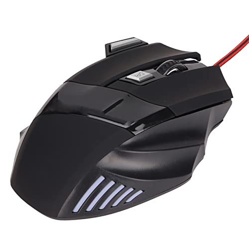 Denash Gaming -Maus RGB -Hintergrundbeleuchtung Ergonomisches Design für Genaue Steuergeschenk für Freunde PC Gaming Mäuse ABS Material Bild 5