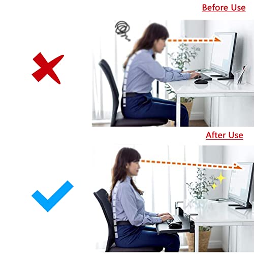 Höhenverstellbare Schreibtischverlängerung unter dem Schreibtisch, Tastatur und Maus, keine Schrauben erforderlich, perfekt für Heimbüro und Gaming, platzsparende Lösung Bild 2