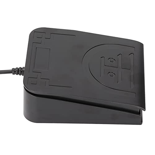 Denash USB -Fußschalter Pedal Ergonomisches Design Single -Tastatur Maus Gaming String Multimedia Funktionen Breite Anwendung Zum Spielen von Spielen Instrumentenkontrolle Bild 1