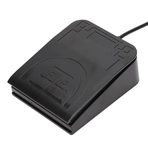 Denash USB -Fußschalter Pedal Ergonomisches Design Single -Tastatur Maus Gaming String Multimedia Funktionen Breite Anwendung Zum Spielen von Spielen Instrumentenkontrolle Bild 2