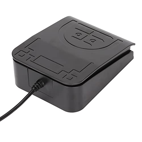 Denash USB -Fußschalter Pedal Ergonomisches Design Single -Tastatur Maus Gaming String Multimedia Funktionen Breite Anwendung Zum Spielen von Spielen Instrumentenkontrolle Bild 7