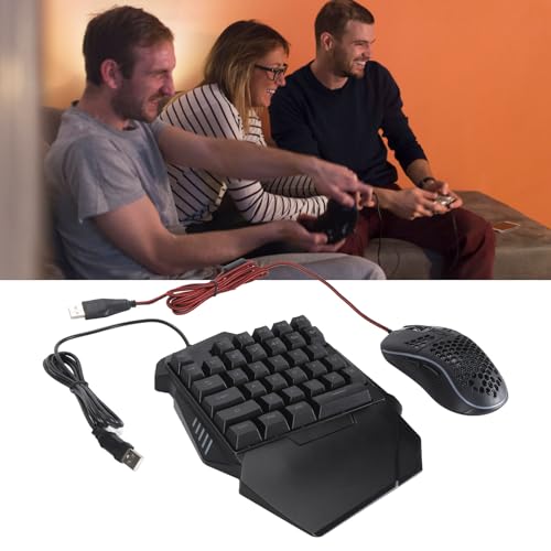 Denash Gaming -Tastatur -Maus Konverter Adapter Nahtloser Konnektivität USB Stecker und Spieleinsatz für, Typ C Datenkabel Typ C Bild 5