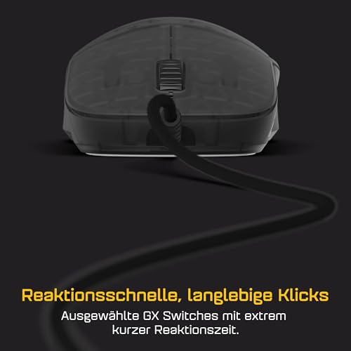 ENDGAME GEAR XM2 8k v2 Gaming Maus Dark Frost – 30K DPI Optischer Sensor, 8000Hz Polling, Claw-Grip Design für mittlere bis größe Hände, leicht (52,5g) Bild 3
