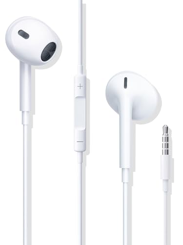 Kopfhörer mit Kabel 3.5mm In-Ear Ohrhörer mit Mikrofon und Lautstärkeregler Earphones Kompatibel mit iPhone 6/iPod/iPad/Huawei/Xiaomi/Samsung/Android/MP3/MP4/PC(A3) Bild 1