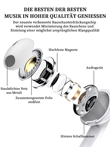 Kopfhörer mit Kabel 3.5mm In-Ear Ohrhörer mit Mikrofon und Lautstärkeregler Earphones Kompatibel mit iPhone 6/iPod/iPad/Huawei/Xiaomi/Samsung/Android/MP3/MP4/PC(A3) Bild 7