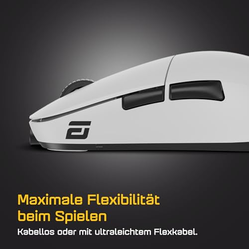 ENDGAME GEAR XM2w 4k v2 Wireless Gaming Maus Weiß – 30K DPI Optischer Sensor, 4000Hz Polling, Claw-Grip Design für mittlere bis größe Hände, leicht (61,5g) Bild 6