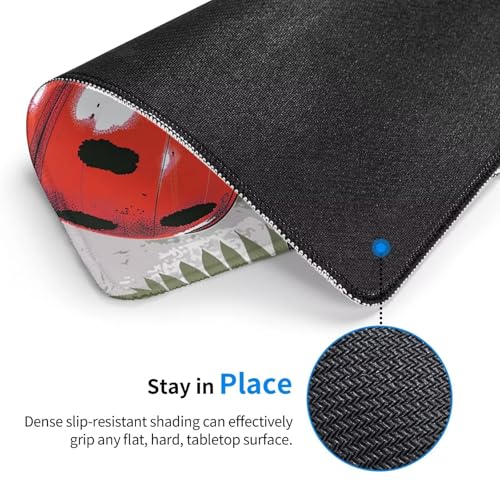 Mauspad Ladybug kleines Mousepad 180 x 220 mm mit Rutschfester Gummiunterseite, wasserdichtes Mauspad, Gaming Mauspad für Damen, Herren, kabellose Maus Laptops, Zuhause, Büro, Reisen g-655 Bild 3