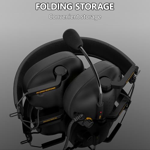 Gaming-Headsets für PC Kabelgebundene Kopfhörer mit Mikrofon 7.1 Surround Sound Computer USB Headsets für Laptop Streaming Bild 3