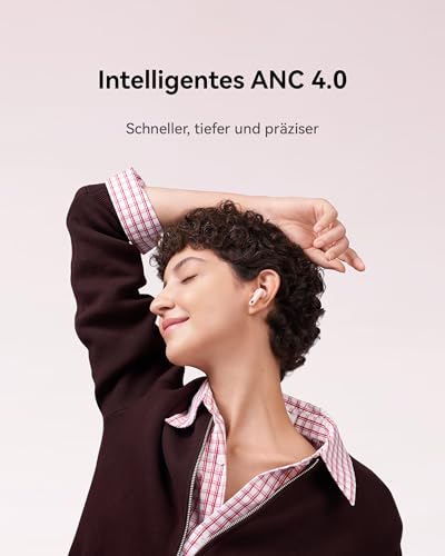 HUAWEI FreeBuds 7i Kabellose Kopfhörer, Intelligente aktive Geräuschunterdrückung 4.0, Unbegrenztes räumliches Audio, iOS & Android, 4 Ohrstöpsel für bequemen Sitz, 30 Monate Garantie, Schwarz Bild 4