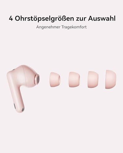 HUAWEI FreeBuds 7i Kabellose Kopfhörer, Intelligente aktive Geräuschunterdrückung 4.0, Unbegrenztes räumliches Audio, iOS & Android, 4 Ohrstöpsel für bequemen Sitz, 30 Monate Garantie, Schwarz Bild 5
