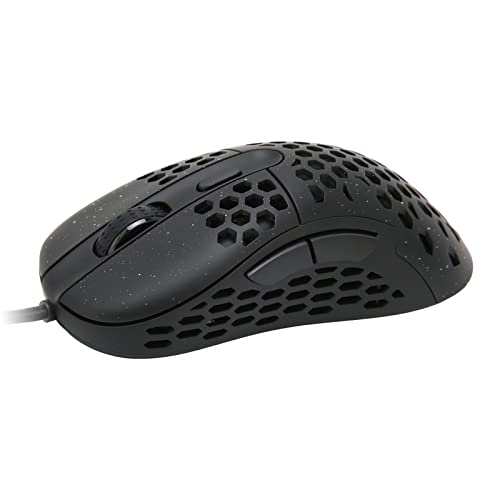 Denash Gaming -Maus Ergonomische RGB -Beleuchtung Einstellbare DPI Maus für Laptop Desktop USB Stecker und Play [ 10] [ABS Black] Bild 1
