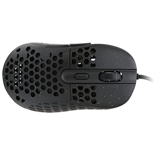 Denash Gaming -Maus Ergonomische RGB -Beleuchtung Einstellbare DPI Maus für Laptop Desktop USB Stecker und Play [ 10] [ABS Black] Bild 3