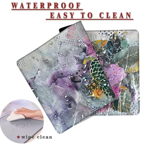 Mauspad XXL 1400x800x4mm Wasserdicht Schreibtischunterlage Rutschfeste Speed Gaming Mousepad Vintage (11) Groß Desk Mouse Mat Maus Pad, Schreibtisch Unterlage Deko für PC, Macbook, Laptop, Home Office Bild 2