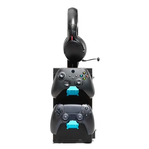 Numskull Offizieller Fortnite Good Game Gaming-Locker & Aufbewahrungsständer – Platz für 10 Spiele/DVDs, 4 Controller, Headset und Zubehör – Kompakter Gaming-Organizer Bild 4